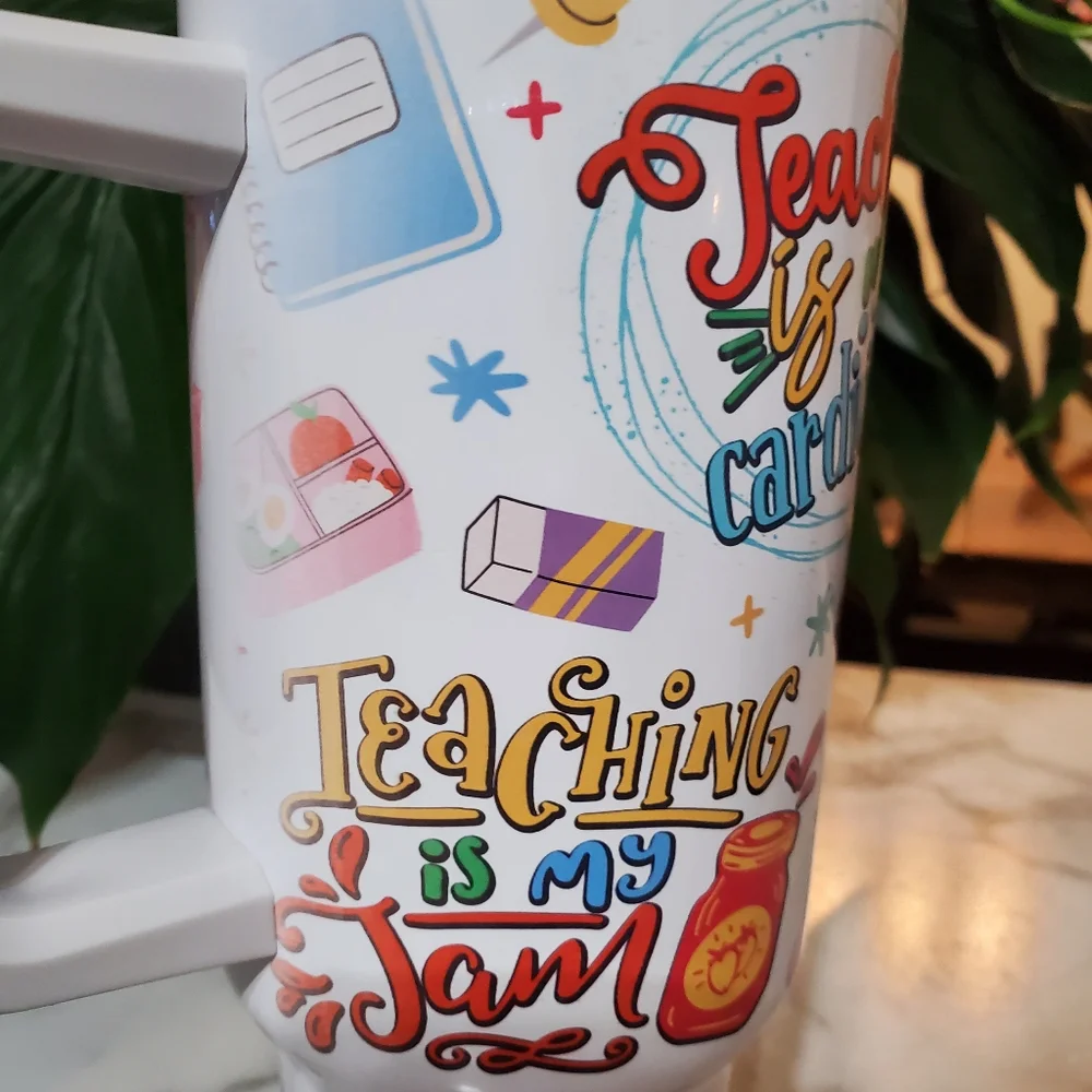 Teacher Quotes 40oz Traveler Tumbler 💜sale